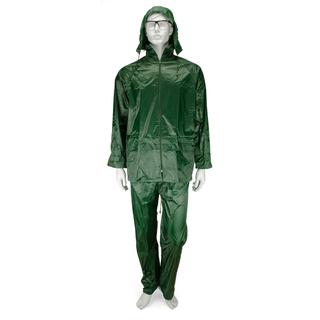 GALAXY Rain Plus 504 Αδιάβροχο Κοστούμι PVC με Κουκούλα Πράσινο No M
