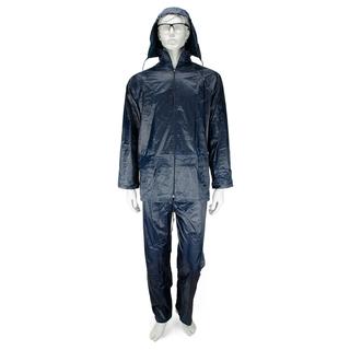 GALAXY Rain Plus 505 Αδιάβροχο Κοστούμι PVC με Κουκούλα Μπλε No M