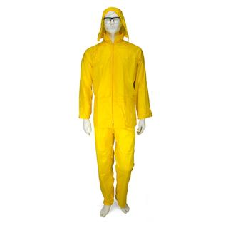 GALAXY Rain Plus 506 Αδιάβροχο Κοστούμι PVC με Κουκούλα Κίτρινο No M