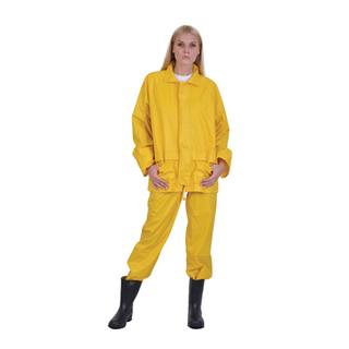 ERGOLINE 5011-010 Αδιάβροχο Σετ (σακάκι-παντελόνι) από POLYAMIDE  κίτρινο (S)