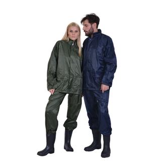 ERGOLINE 5011-000 Αδιάβροχο Σετ (σακάκι-παντελόνι) από POLYAMIDE Πράσινο (S)