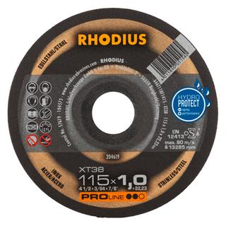 RHODIUS XT38 115X1 Δίσκος Κοπής INOX (Ανοξείδωτου Χάλυβα) 204619