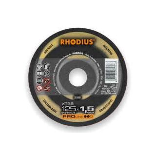 RHODIUS Δίσκος Κοπής INOX (ανοξείδωτου χάλυβα) 125X1.5 XT10 TOP LINE 206165