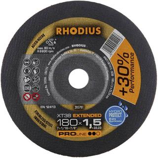RHODIUS Δίσκος Κοπής INOX (ανοξείδωτου χάλυβα) 180 Χ 1,5 XT38 PROLINE 205701