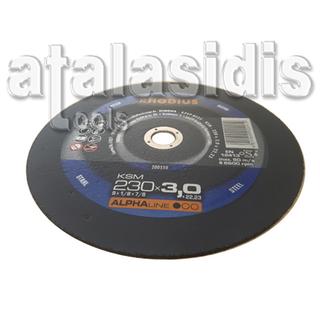 RHODIUS Δίσκος Κοπής Σιδήρου 230X3.0  KSM ALPHA LINE 200550
