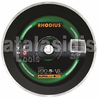 RHODIUS DG 50 Δίσκος Κοπής Πλακιδίων ALPHA LINE Φ115 303053