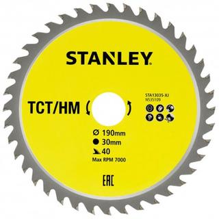 STANLEY STA13035 Δίσκος Κοπής Ξύλου 40 Δόντια 190x30