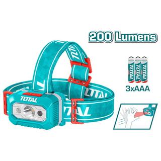 TOTAL THL013AAA6 Επαγγελματικός Φακός Κεφαλής LED 100-200 Lumen
