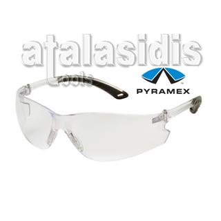 PYRAMEX Itek 91033 Γυαλιά Προστασίας με Διάφανους Αντιθαμβωτικούς Φακούς 