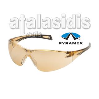 PYRAMEX PMXSlim 91018 Γυαλιά Προστασίας με Μπρονζέ Φακούς 