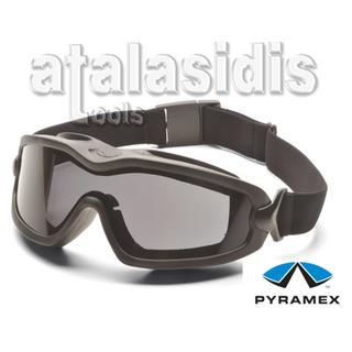 PYRAMEX V2G Plus 91070 Γυαλιά Προστασίας με Γκρι Αντιθαμβωτικούς Φακούς