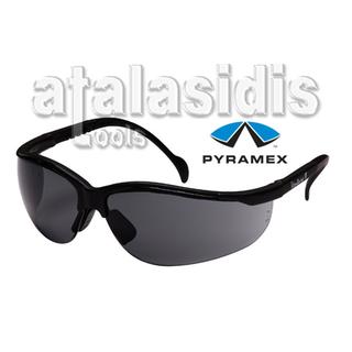 PYRAMEX Venture II 91023 Γυαλιά Προστασίας με Γκρι Αντιθαμβωτικούς Φακούς