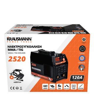 KRAUSMANN 2520 Ηλεκτροσυγκόλληση Inverter MMA/TIG 120A