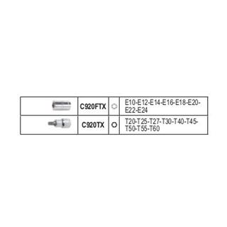 BETA 923E-FTX/C17 Συλλογή με 17 Καρυδάκια Χειρός για Βίδες Torx σε Πλαστική Κασετίνα