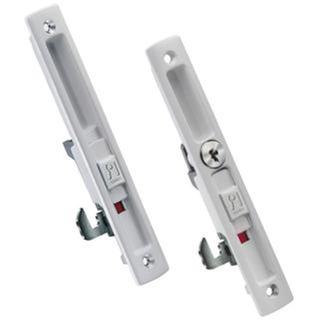 DOMUS Kliklok 7700 L Κλειδαριά Λευκή για Συρόμενες Πόρτες Αλουμινίου από 28 έως 42mm