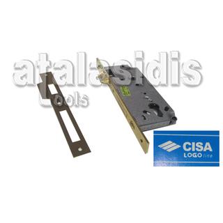 CISA LOGO LINE 5C611-45 Κλειδαριά Χωνευτή για Ξυλόπορτες με Κέντρο 45mm