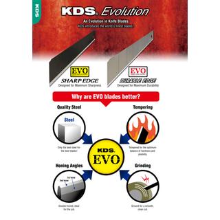 KDS GB-10B EVO Λάμες Ανταλλακτικές Μαύρες 18 x0.6mm