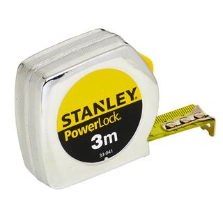STANLEY POWERLOCK Μέτρο με Κέλυφος ABS 0-33-238 3m 3X12,7		