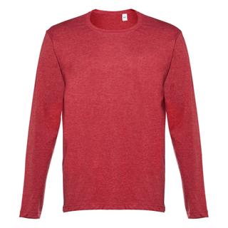 THC Μπλούζα T-shirt Bucharest 801105 Μακρυμάνικο Κεραμιδί Red Melange S