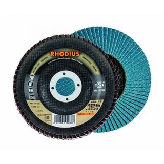 RHODIUS Δίσκος Λείανσης Φτερωτός Ανοξειδώτου-Σιδήρου FLAP DISC 115mm No 40 ALPHA LINE LSZ F2 202652