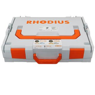RHODIUS Τροχοί Κοπής INOX XT38 115X1 Σετ 140 τεμαχίων με Βαλίτσα 210981