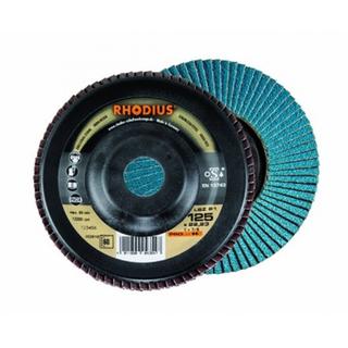 RHODIUS Δίσκος Λείανσης Φτερωτός Ανοξειδώτου-Σιδήρου FLAP DISC 115mm No 24 PRO LINE LSZ P1 202517